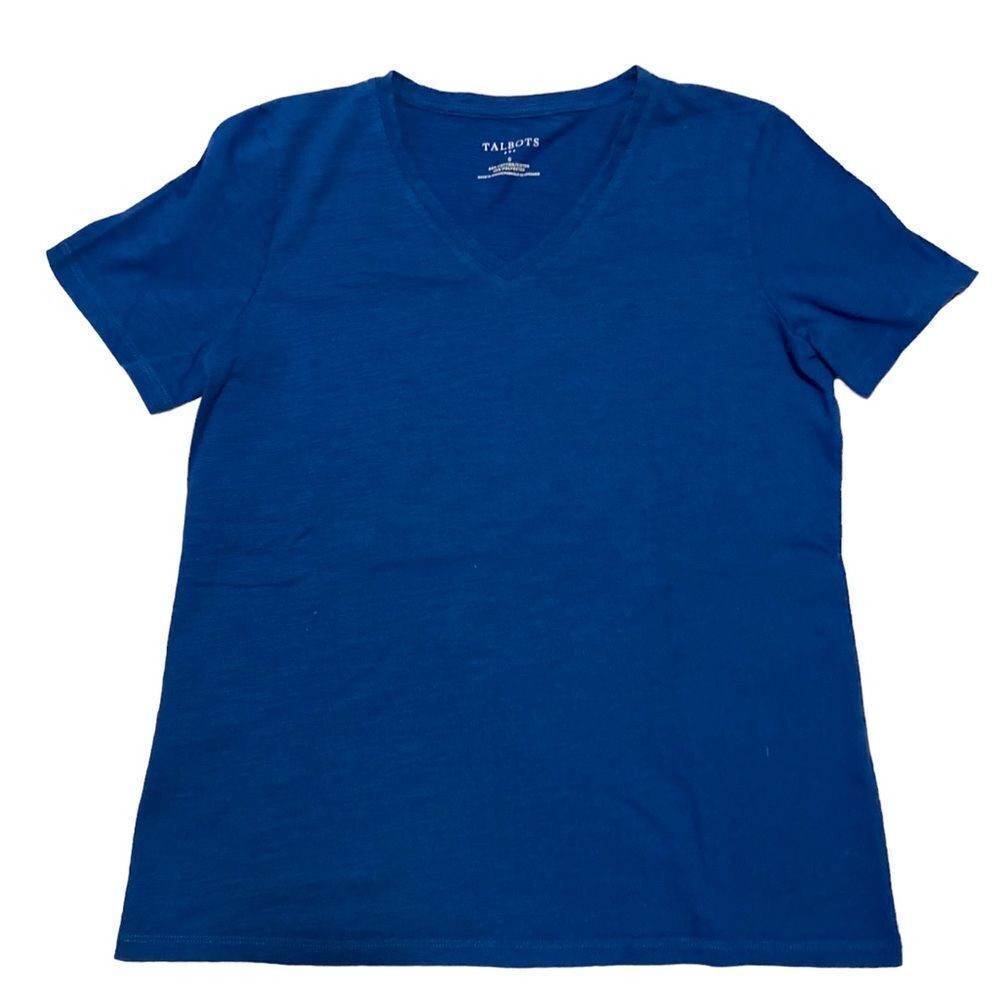Talbots Blue Tee Shirt Small